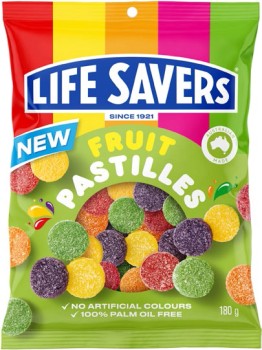 Life-Savers-Fruit-Pastilles-Medium-Bag-180g on sale