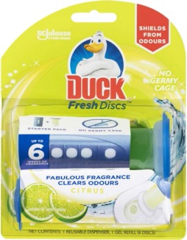 Duck-Fresh-Discs-Toilet-Cleaner-36ml-Citrus on sale