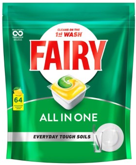 Fairy-64-Pack-All-In-One-Dishwasher-Tablets on sale