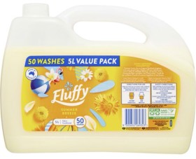 Fluffy-Fabric-Conditioner-5-Litre-Summer-Breeze on sale