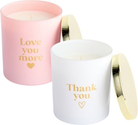 Home-Interiors-Affirmation-Candle-Pink-or-White on sale