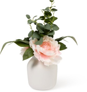 Openook-40cm-Peony-Eucalyptus-in-Ceramic-Vase-Large on sale