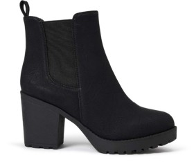 me-Womens-Heel-Boots-Platform-Black on sale