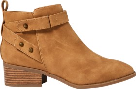 NEW-me-Womens-Studded-Strap-Boot-Tan on sale