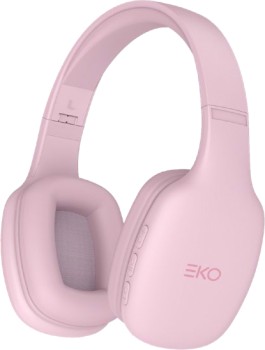 EKO-Bluetooth-Wireless-Headphones-Pink on sale