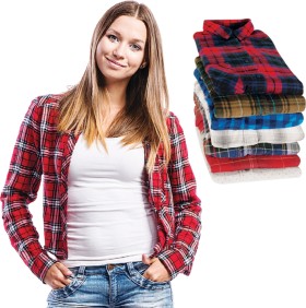 Flannelette-Shirts-100-Cotton-Assorted-Colours on sale