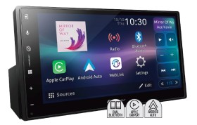 NEW-Pioneer-68-Capacitive-Touch-Wireless-Apple-Carplay-Android-Auto-Receiver on sale