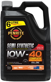 Penrite-Semi-Synthetic-10W40-6L on sale