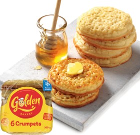 Golden-Crumpet-Rounds-6-Pack-Selected-Varieties on sale