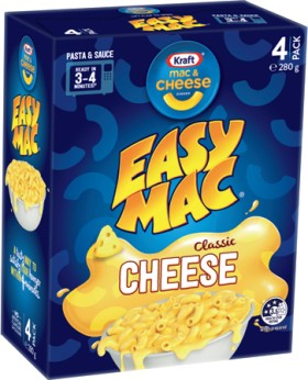 Kraft-Easy-Mac-4-Pack-Selected-Varieties on sale
