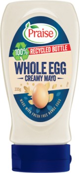 Praise-Real-Whole-Egg-Creamy-Squeezy-Mayonnaise-335g on sale
