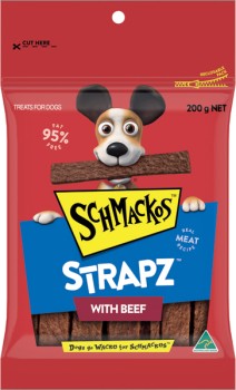 Schmackos-Strapz-200g-Selected-Varieties on sale