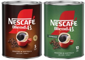 Nescaf-Blend-43-Original-or-Espresso-Instant-Coffee-500g on sale