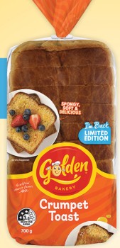 Golden-Crumpet-Toast-700g-Selected-Varieties on sale