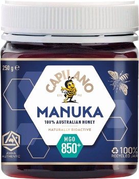 Capilano-MGO-850-Manuka-Honey-250g on sale