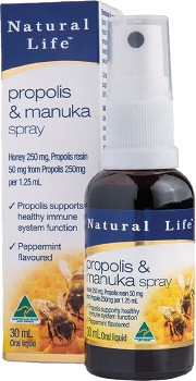 Natural-Life-Propolis-Manuka-Honey-Spray-30ml on sale