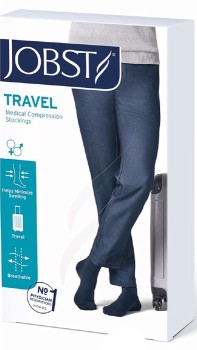 Jobst-Travel-Socks-Unisex-Size-3-Black-1-Pair on sale