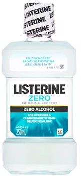 Listerine-Zero-Alcohol-Antibacterial-Mouthwash-250ml on sale