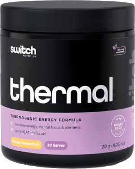 Switch-Nutrition-Thermal-Thermogenic-Energy-Formula-Mango-Passionfruit-120g on sale