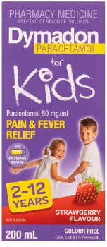 Dymadon-for-Kids-2-12-Years-Pain-Fever-Relief-Strawberry-200ml on sale