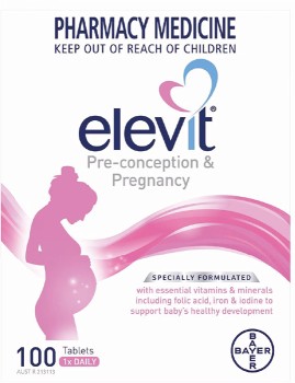 Elevit-Pre-conception-Pregnancy-Multivitamin-100-Tablets on sale