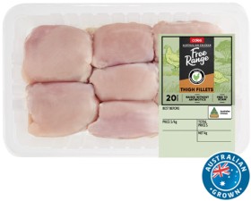 Coles-Free-Range-RSPCA-Approved-Chicken-Thigh-Large-Pack on sale