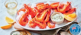 Coles-Australian-Thawed-Cooked-Extra-Large-Black-Tiger-Prawns on sale