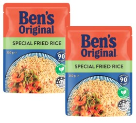 Bens-Original-Flavoured-Rice-Pouch-240g-250g on sale