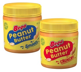 Bega-Smooth-or-Crunchy-Peanut-Butter-375g on sale