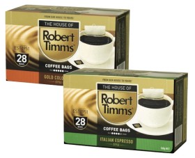 Robert-Timms-Coffee-Bags-24-Pack-28-Pack on sale