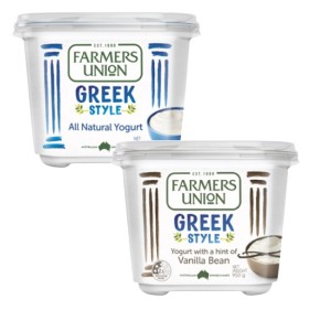 Farmers-Union-Greek-Style-Yogurt-950g-1kg on sale