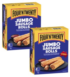 Four-N-Twenty-Jumbo-Sausage-Rolls-700g on sale