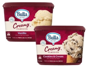 Bulla-Creamy-Classic-2-Litre on sale