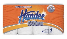 Handee-Ultra-Paper-Towel-4-Pack on sale