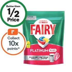 Fairy-Platinum-Plus-Dishwasher-Tablets-Pk-42 on sale