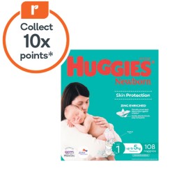 Huggies-Newborn-or-Infant-Nappies-Pk-96-108-or-Ultimate-Nappies-Pk-52-72 on sale