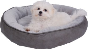 Faux-Leather-Oval-Pet-Bed-60x60cm on sale