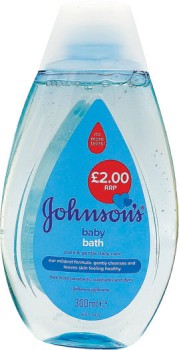 Johnsons-Baby-Bath-300ml on sale