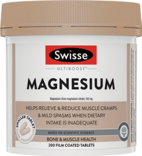 Swisse-Ultiboost-Magnesium-200-Tablets on sale