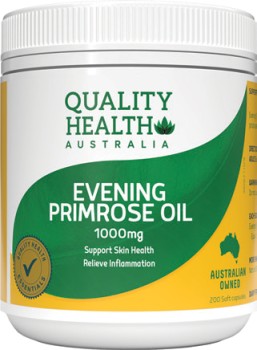 Quality-Health-Evening-Primrose-Oil-1000mg-200-Capsules on sale