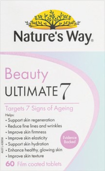 NEW-Natures-Way-Beauty-Ultimate-7-60-Capsules on sale