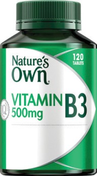 Natures-Own-Vitamin-B3-500mg-120-Tablets on sale