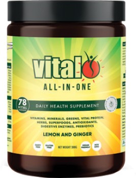 Vital-All-In-One-Lemon-and-Ginger-300g on sale