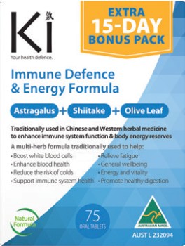 Ki-Immune-Defence-Energy-Formula-75-Tablets on sale