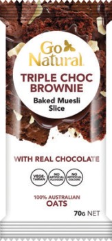 Go-Natural-Baked-Muesli-Triple-Choc-Brownie-70g on sale