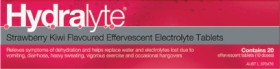 Hydralyte-Effervescent-Electrolyte-Stawberry-Kiwi-20-Tablets on sale