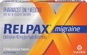 Relpax-Migraine-40mg-2-Tablets on sale