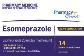 Pharmacy-Choice-Esomeprazole-14-Tablets on sale