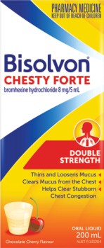 Bisolvon-Chesty-Forte-200mL on sale