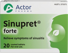 Bionorica-Sinupret-Forte-20-Tablets on sale